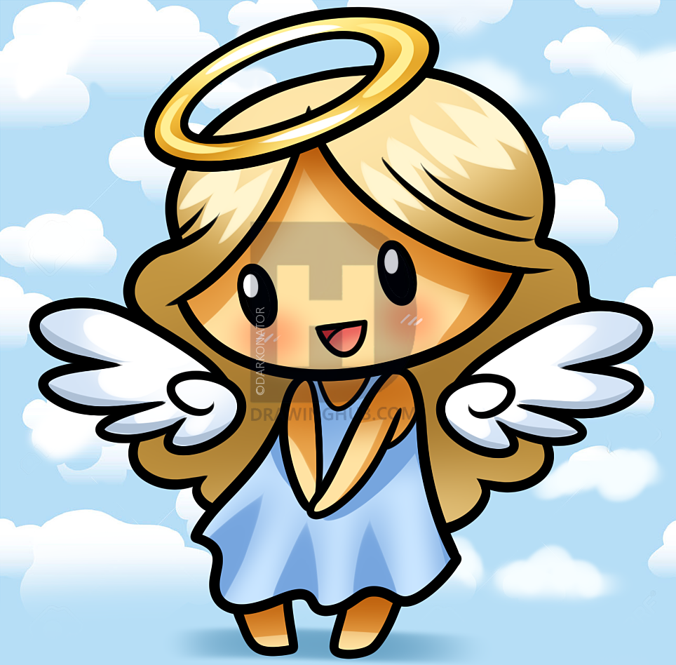 964x948 Drawing A Chibi Angel, Step