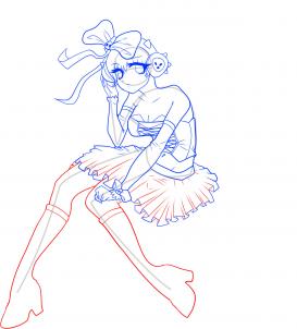 273x302 How To Draw An Angel Girl, Draw An Anime Angel, Anime Angel, Step