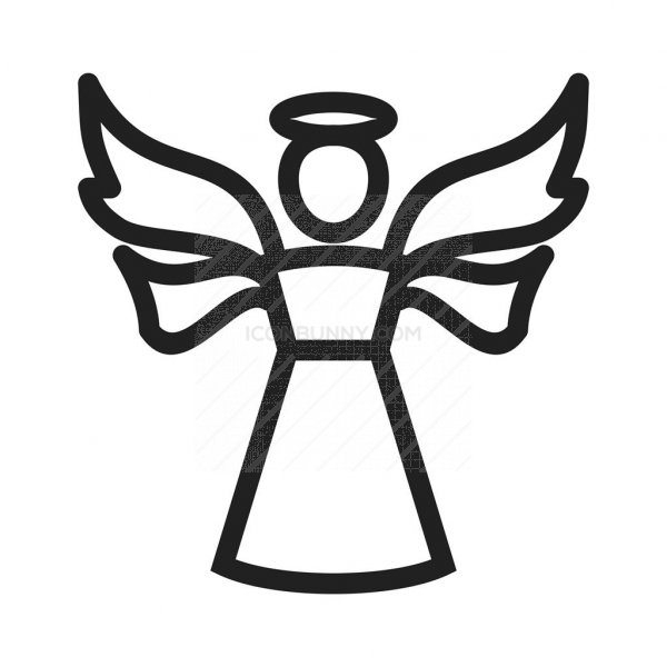 600x600 Angel Line Icon