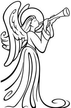 236x356 Collection Of Free Angel Clipart Line Art Amusement Clipart