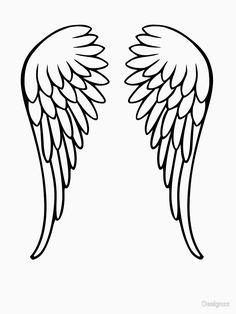 236x314 Huge Collection Of 'angel Wings Line Drawing' Download More Than