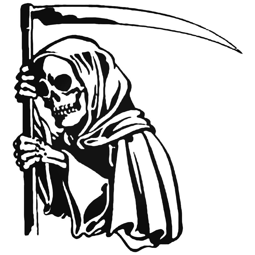1000x1000 Angel Of Death Grim Reaper Decal Sticker