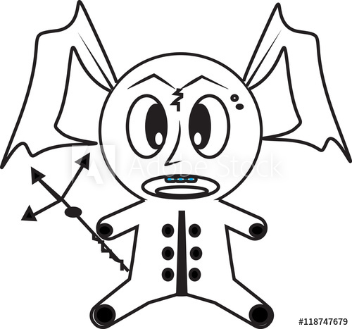 500x467 Angel Of Death Vector Illustrator For Icon Or Other