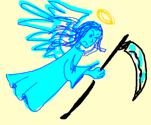 300x250 Blue Female Angel Of Death