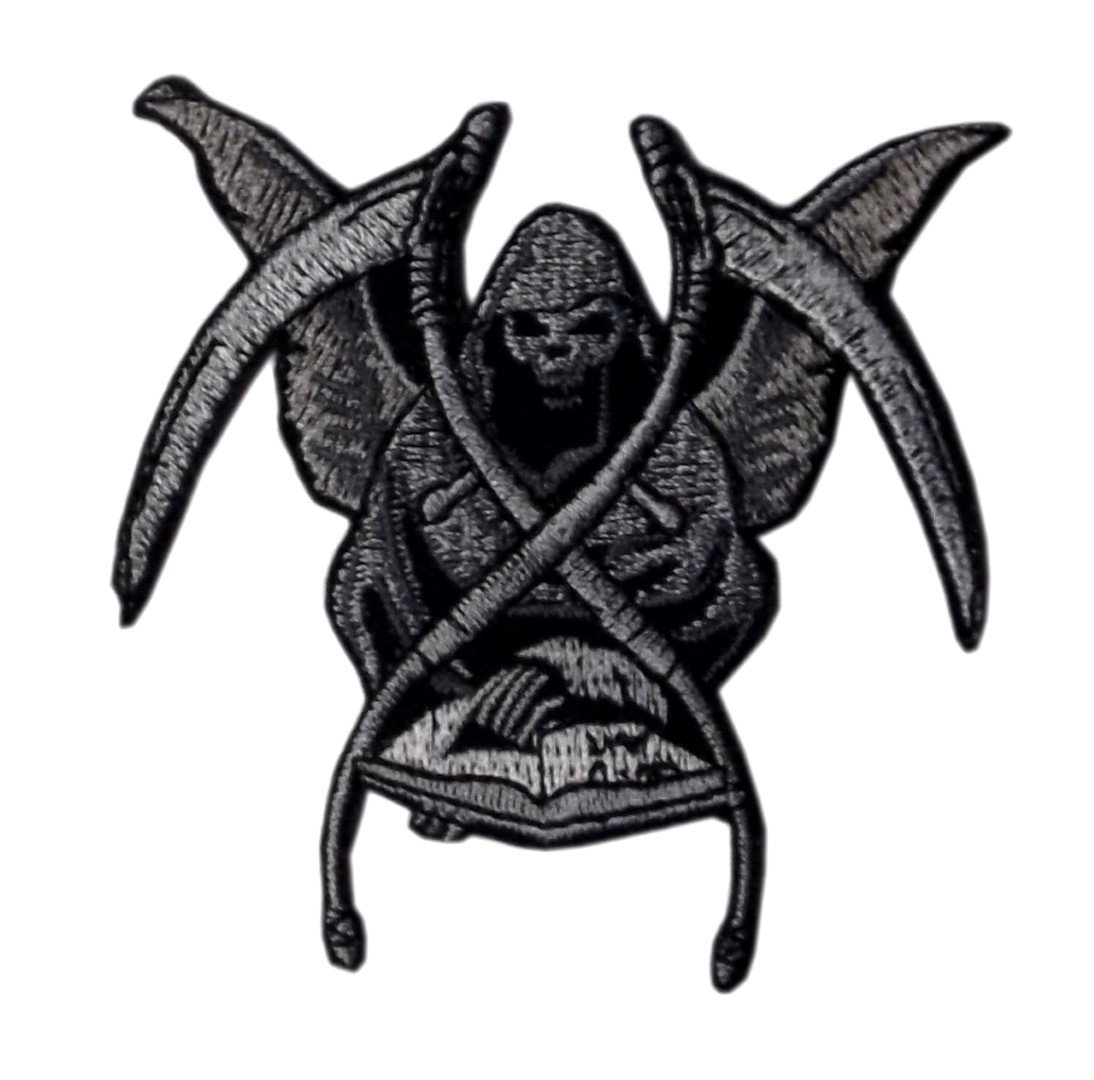 1094x1080 Angel Of Death Grim Reaper Patch Iron On Sew