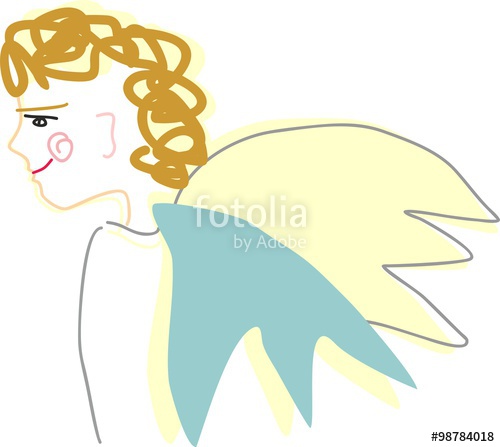500x447 Angel Boy Drawing Stock Photo And Royalty Free Images On Fotolia