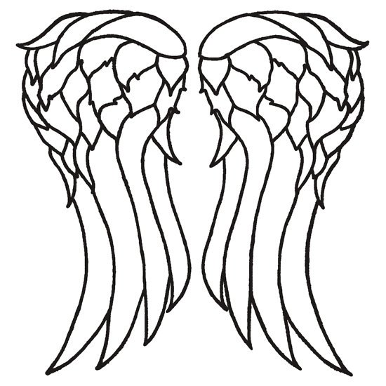 550x550 Angel Wing Template Printable Angel Wings Template Printable