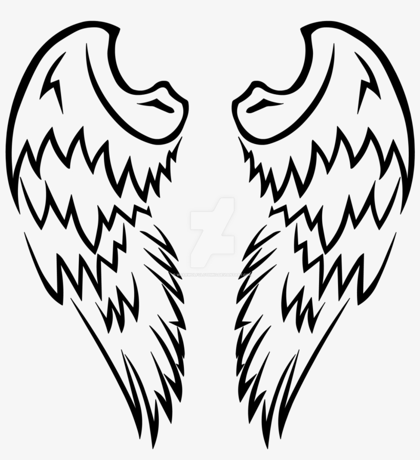 820x898 Angel Wings Tattoo Drawing At Getdrawings