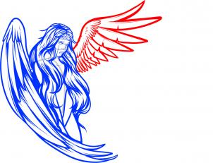 302x231 How To Draw Tattoo Angels, Angel Tattoos