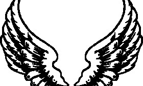 Angel Wings Drawing Outline | Free download on ClipArtMag