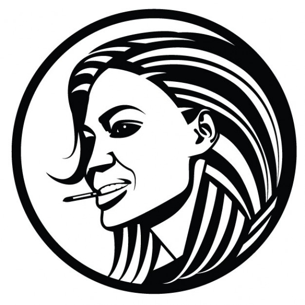 626x626 Angelina Jolie Movie Pose Vector Illustration Vector Free Download