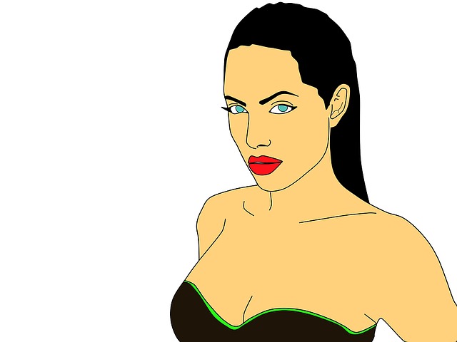 640x480 Free Photo Angelina Jolie Drawing Art