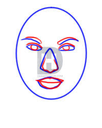 200x252 How To Draw Angelina Jolie, Step