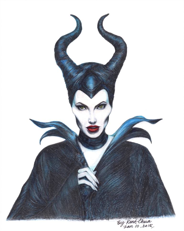 770x964 Maleficent Drawing