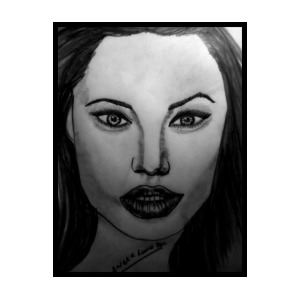 300x300 Angelina Jolie Drawing