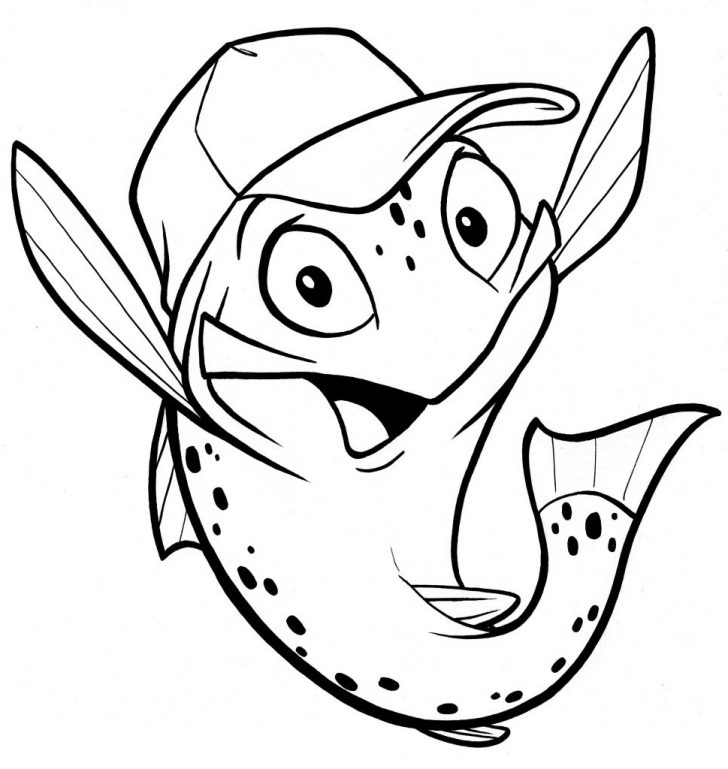 728x769 Betta Fish Cartoon Drawing Easy Simple Angler Puffer Clown Carmi