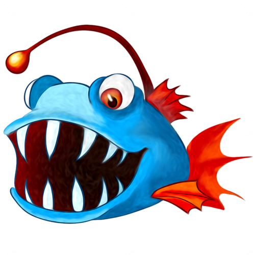 500x500 Illustration, Drawing, Fish, Transparent Png Image Clipart Free