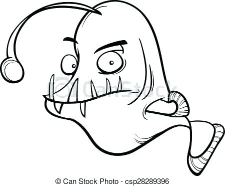 450x371 angler fish drawing angler fish simple drawing
