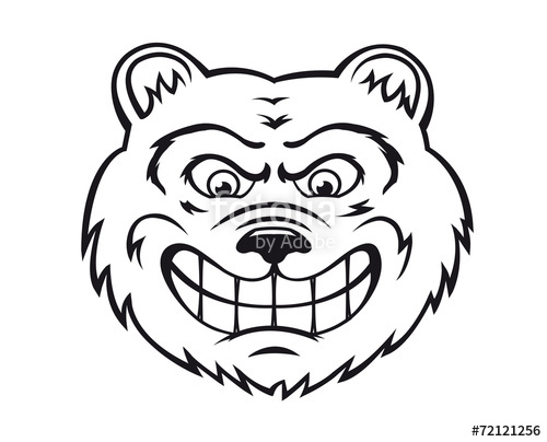 500x404 Angry Bear Stock Image And Royalty Free Vector On Fotolia