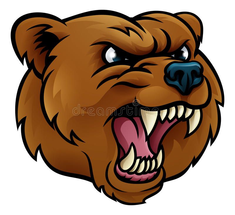 800x731 Bear Mascot Clipart
