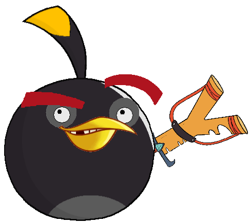 487x437 Slingshot Drawing Angry Bird Transparent Png Clipart Free
