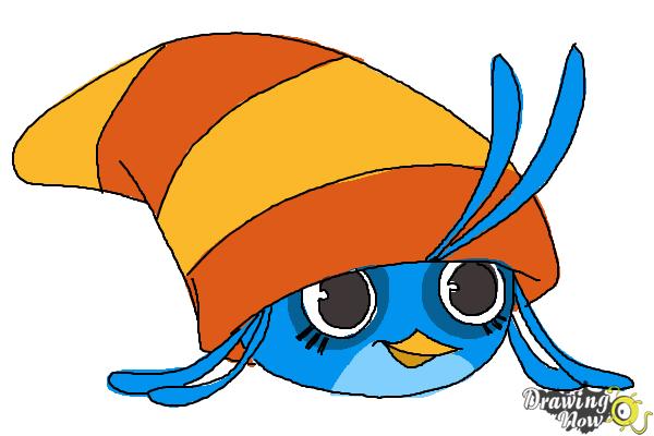 600x400 How To Draw Angry Bird Willow From Angry Birds Stella