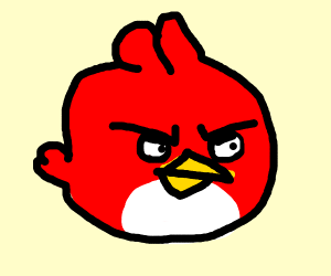 300x250 Huge Collection Of 'red Angry Bird Drawing' Download More Than