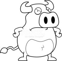 202x199 Angry Bull Stock Vectors