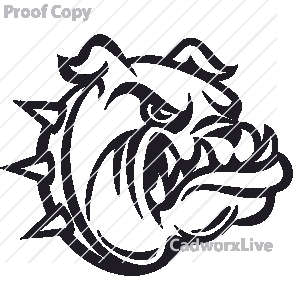 300x300 Angry Dog Face Drawing