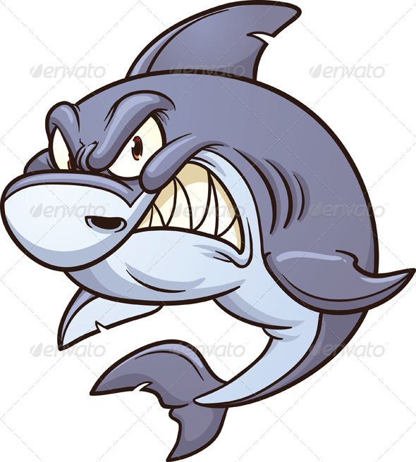 590x656 Angry Shark