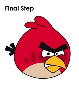 300x388 Draw Red Angry Bird