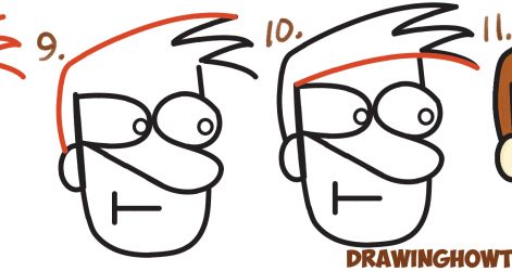 471x250 Cartoon Face Drawing Tutorial Dog Easy Angry Cute Girl Man Rabbit