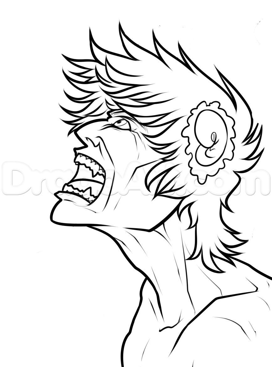 868x1168 How To Draw An Angry Face, Step