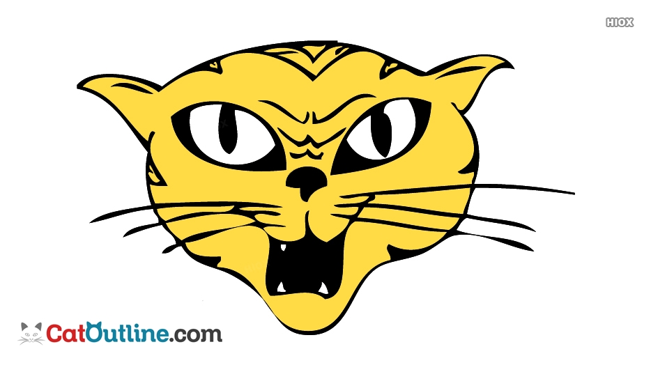 934x534 Angry Cat Face Drawing