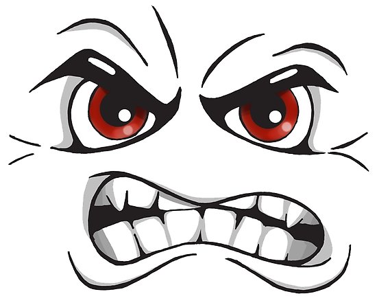 Angry Face Drawing | Free download on ClipArtMag