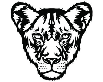 340x270 Angry Lion Art Etsy