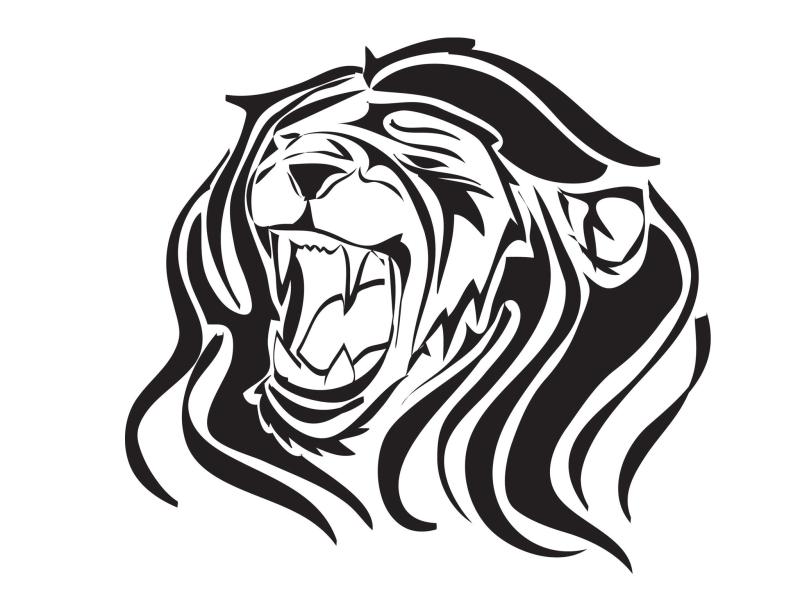 800x600 Roar Clipart Angry Lion