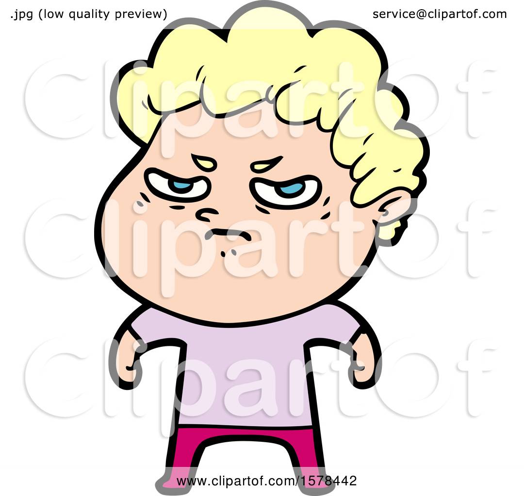 1080x1024 Cartoon Angry Man