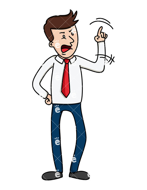 585x755 ill tempered businessman scolding somebody