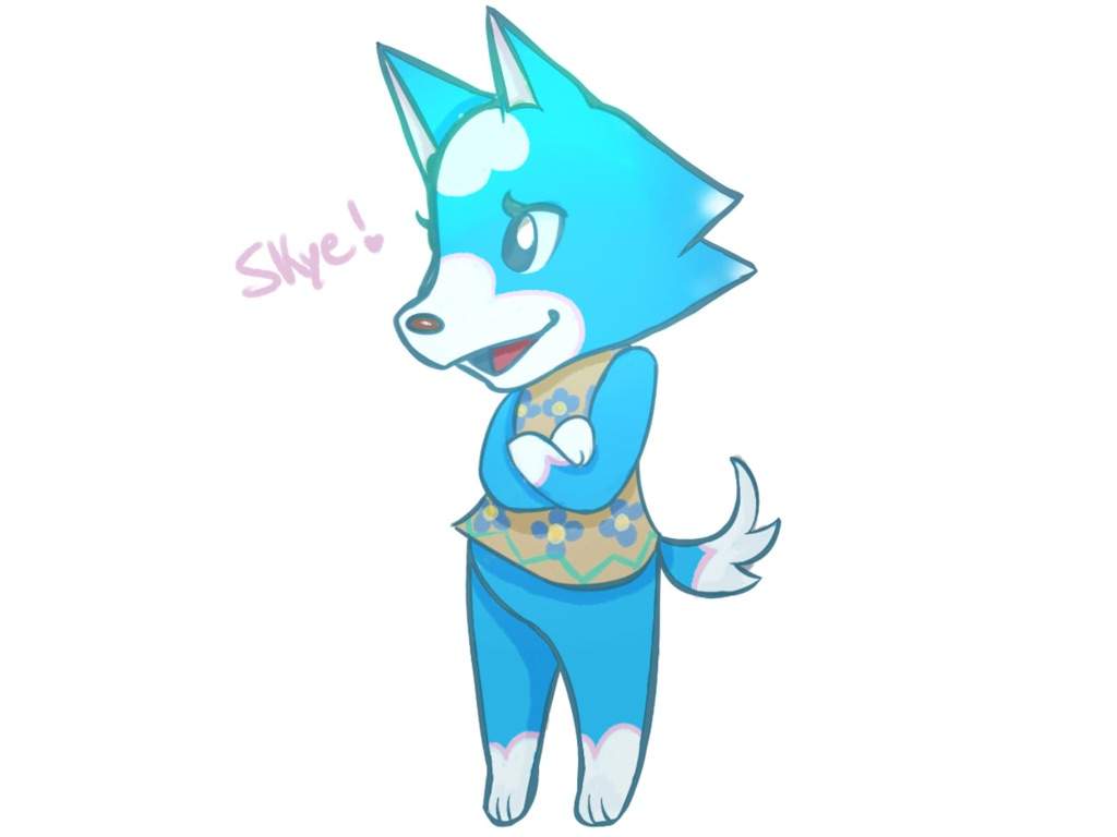 1024x768 Finished My Skye Drawing! Animal Crossing Amino