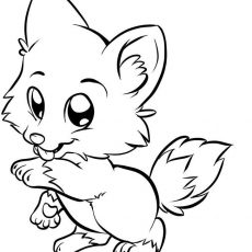 230x230 Lovely Idea Cute Baby Animals Coloring Pages New Animal Drawing