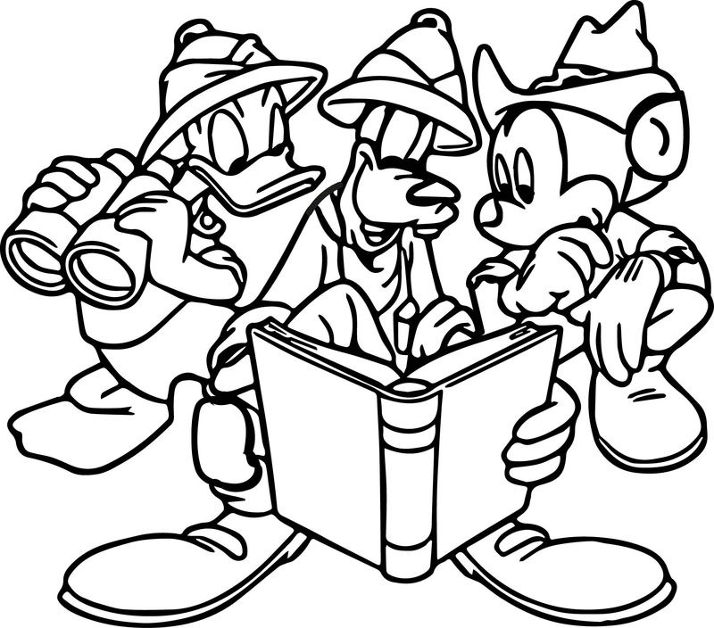800x704 safari animal kingdom safari mickey donald goofy free coloring
