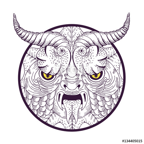 500x500 Scary Face Mask