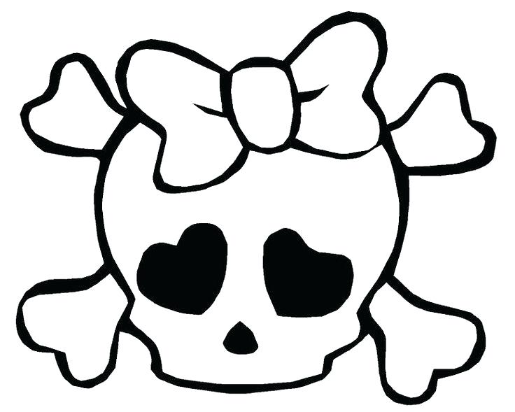 736x589 Easy To Draw Skulls Easy Draw Skulls