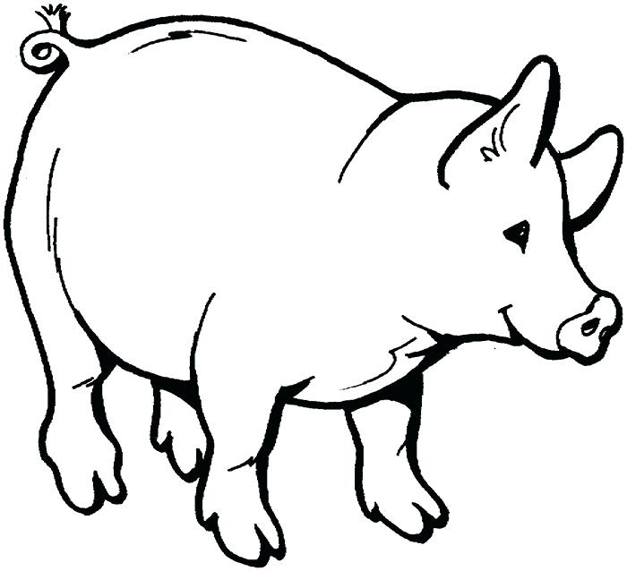 700x638 Outline Of Animals For Colouring Domestic Animals Coloring Pages