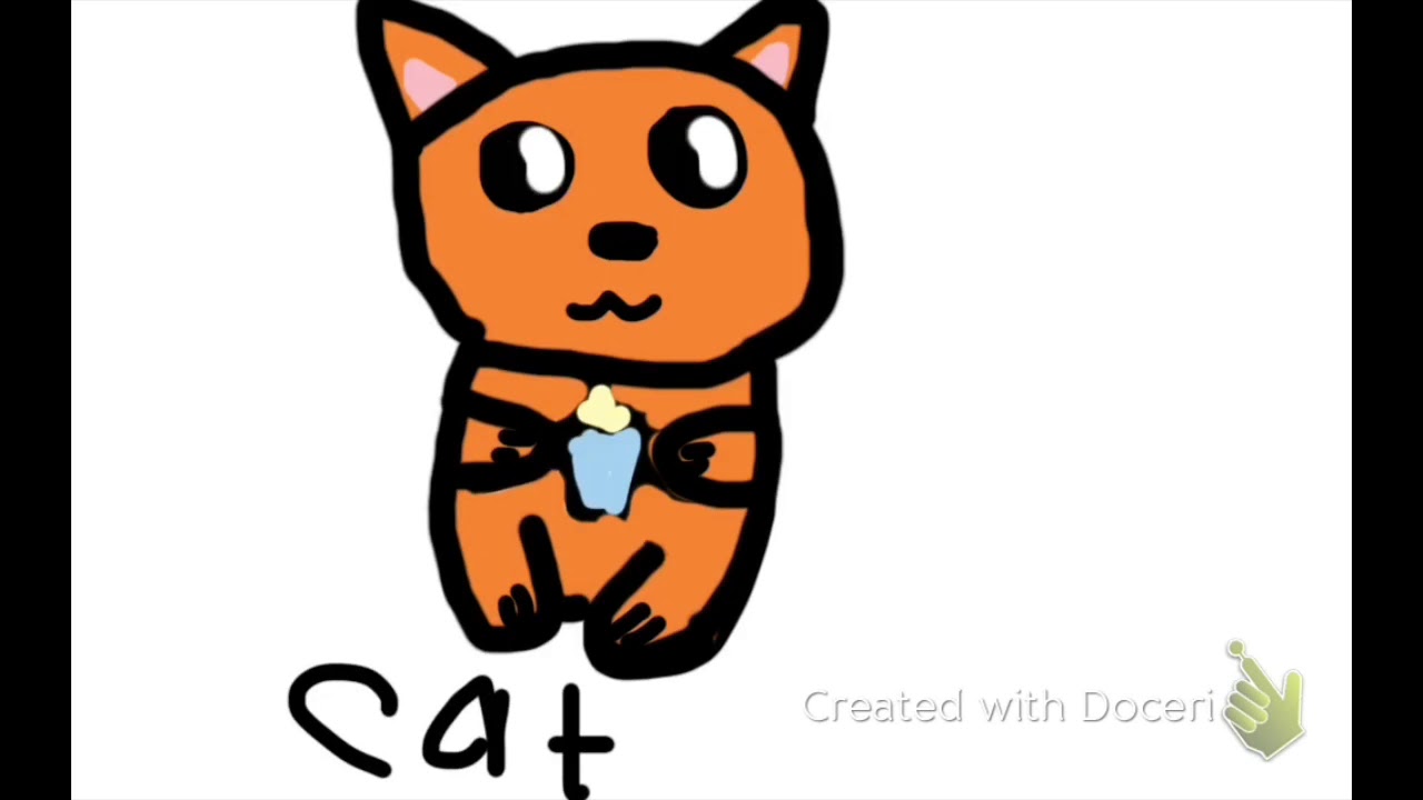 1280x720 How To Draw An Animated Cat Plus