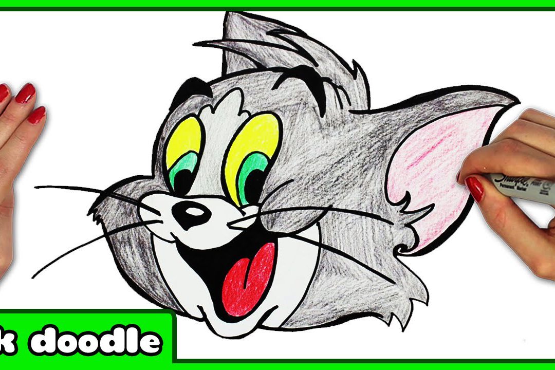 1080x720 Tom And Jerry Drawing Pencil Sketch Colorful Realistic Art