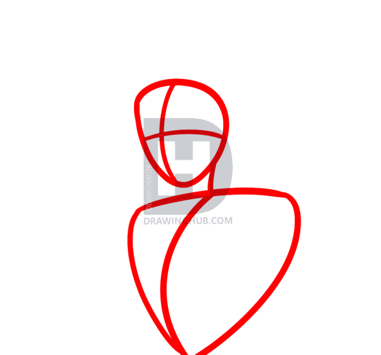 773x720 How To Draw A Dark Anime Angel, Step