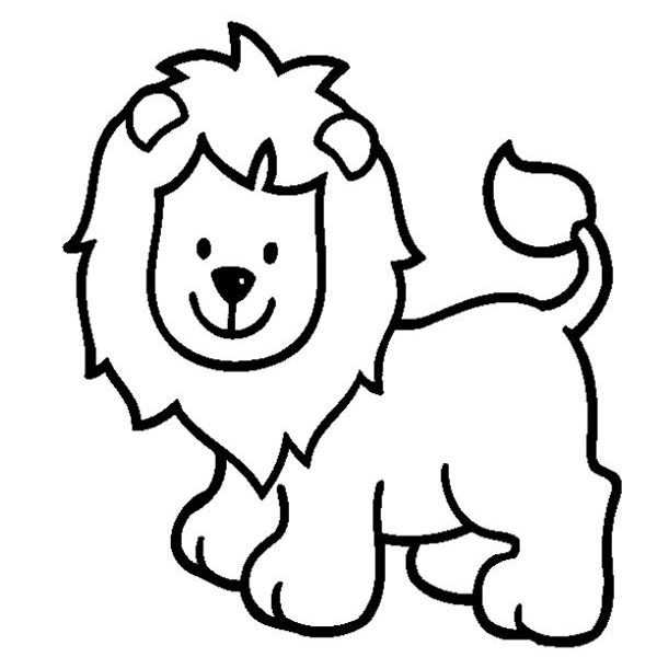 600x600 Animal Drawings For Kids To Color Drawing For Kids Animals