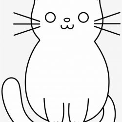 250x250 Cat Drawings Step